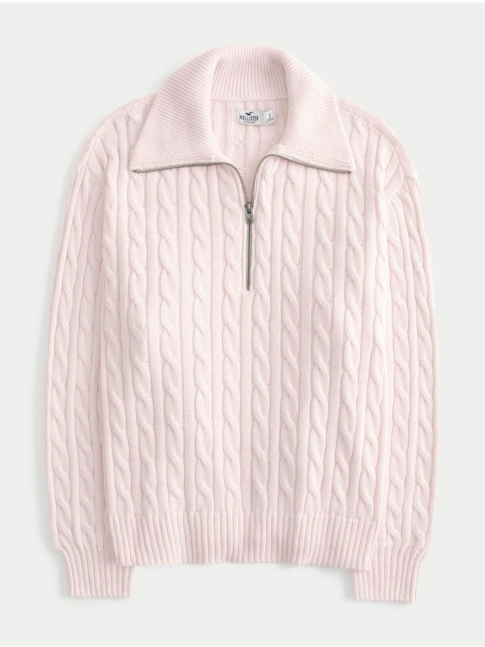 Hollister oversize half zip